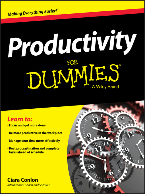 Title details for Productivity for Dummies by Ciara Conlon - Available